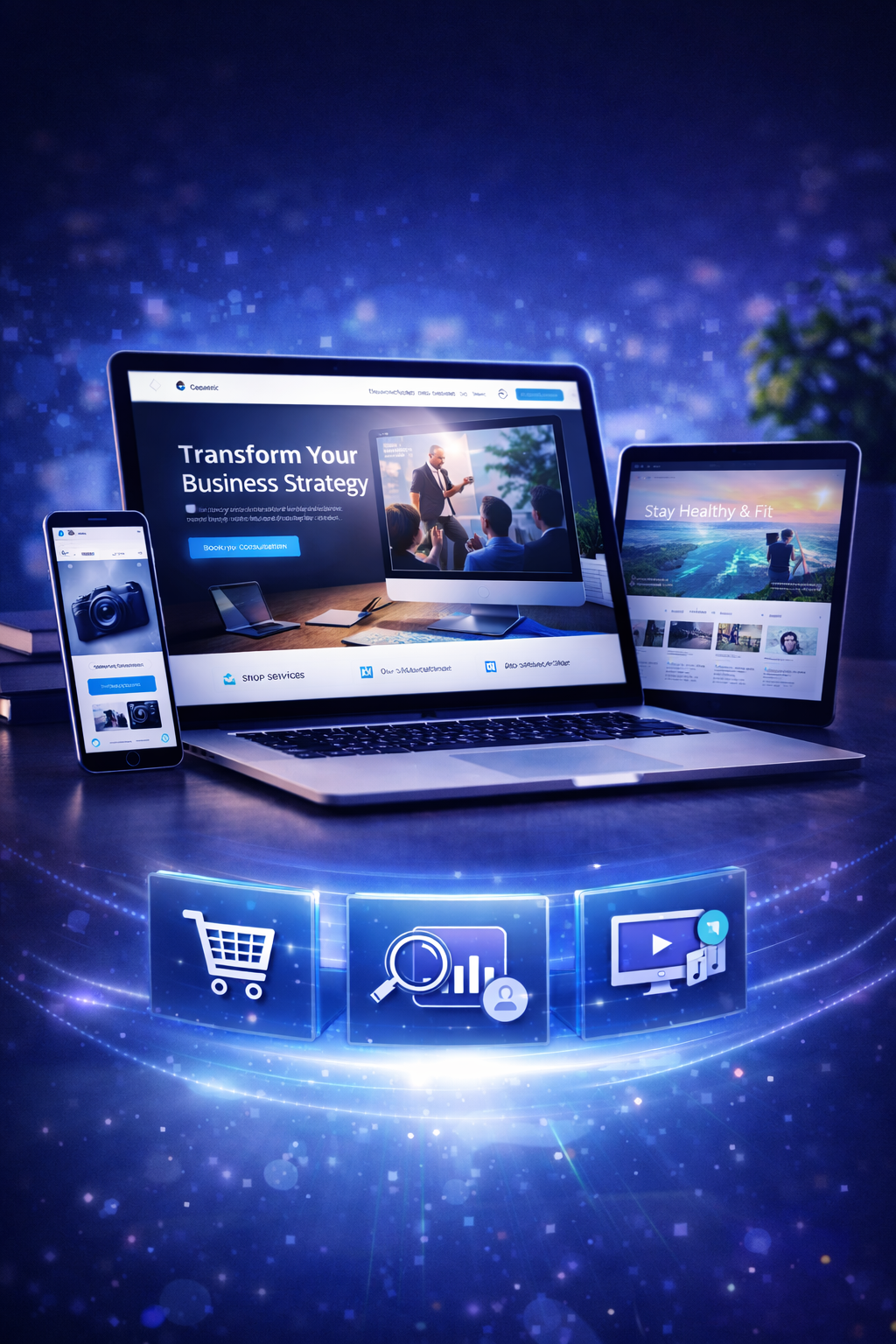 Website pages included